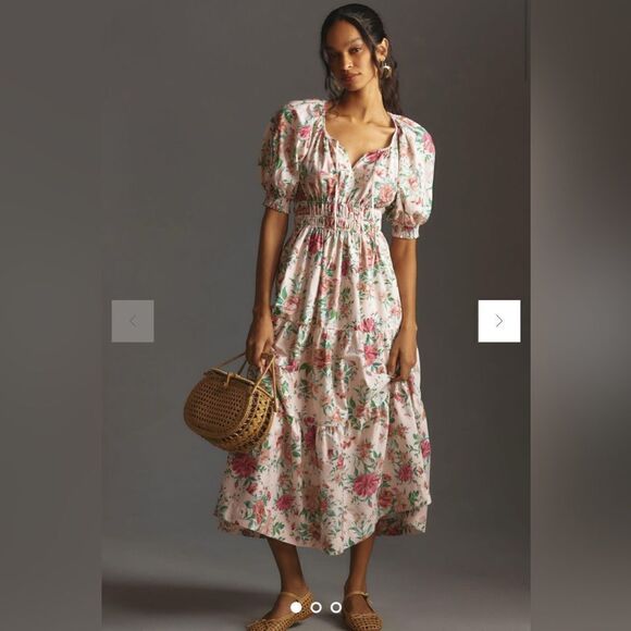 Anthropologie The Somerset Maxi Dress: Puff-Sleeve Edition Size XS - Picture 1 of 3